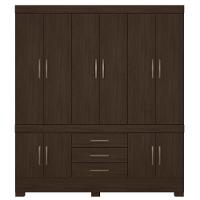 Guarda-Roupa Demóbile New Murano com 10 Portas e 3 Gavetas - 1