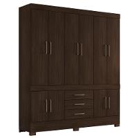 Guarda-Roupa Demóbile New Murano com 10 Portas e 3 Gavetas - 2