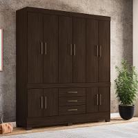 Guarda-Roupa Demóbile New Murano com 10 Portas e 3 Gavetas