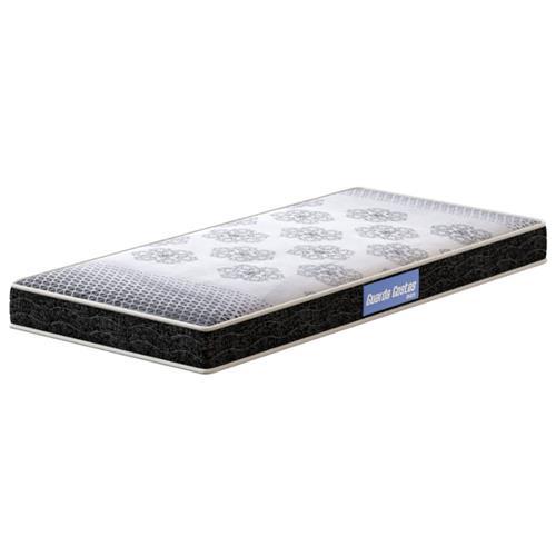 Colchão de Solteiro Probel Guarda Costas Espuma D20 12x88x188cm - Branco/Preto - 1