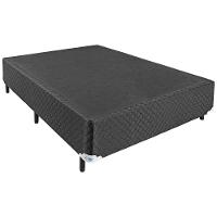 Cama Box Casal Portobel + Colchão Diplomata com Espuma D-45 65x138x188cm - Preto - 6
