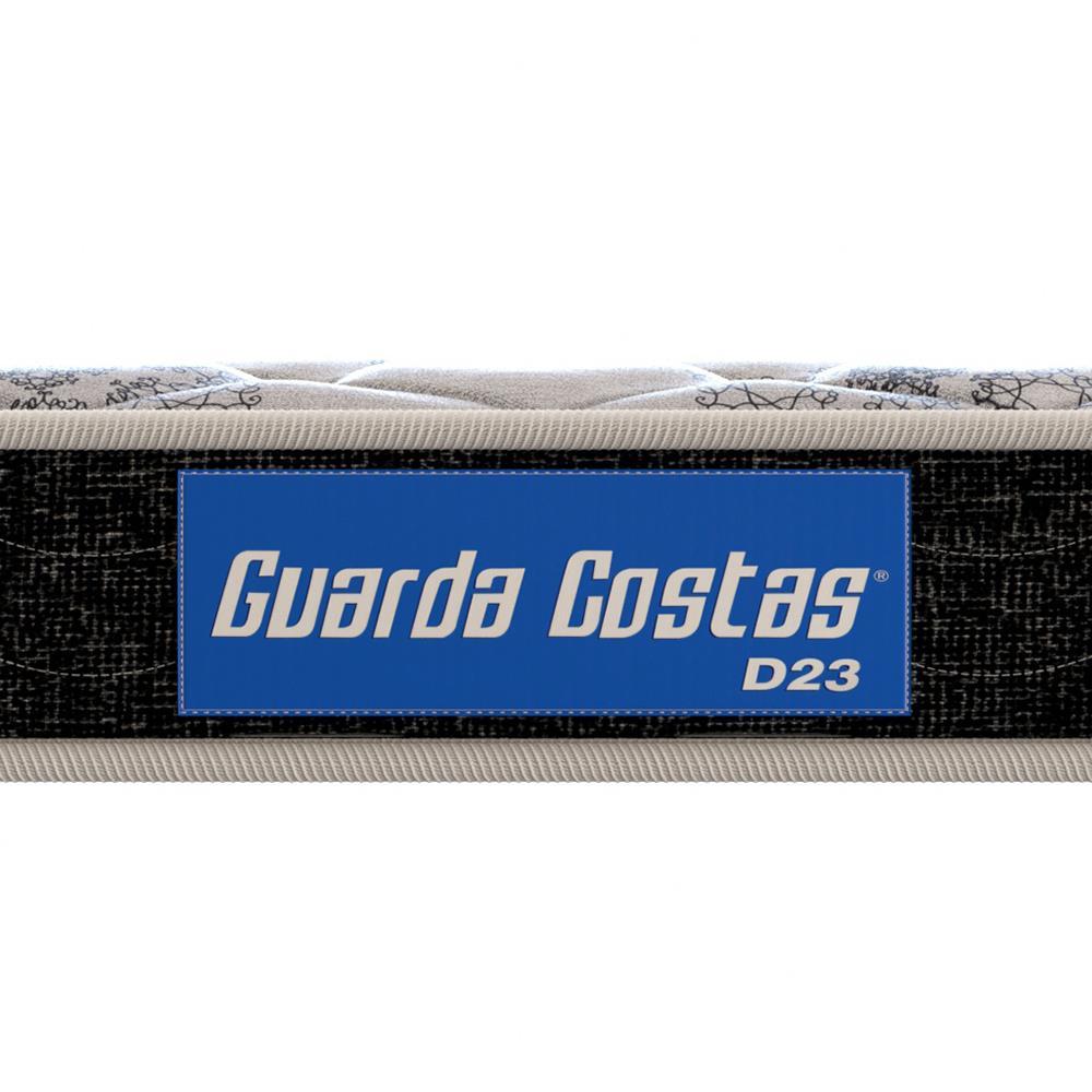 Colchão de Solteiro Probel Guarda Costas Espuma D23 14x88x188cm - Branco/Preto - 4