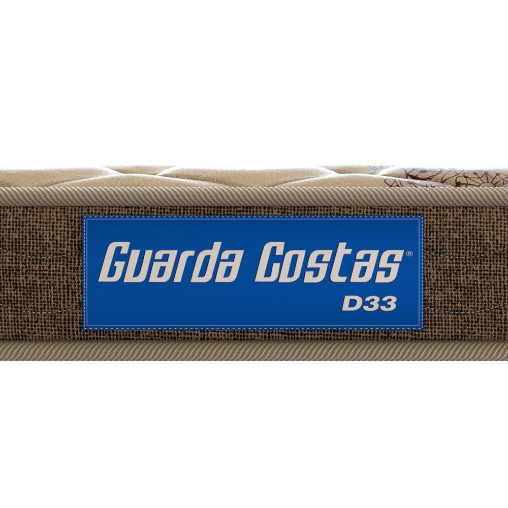 Colchão de Solteiro Probel Guarda Costas Espuma D33 17x88x188cm - Bege/Marrom - 4