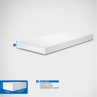 Colchão de Solteiro Probel Guarda Costas Espuma D33 17x88x188cm - Bege/Marrom - 5