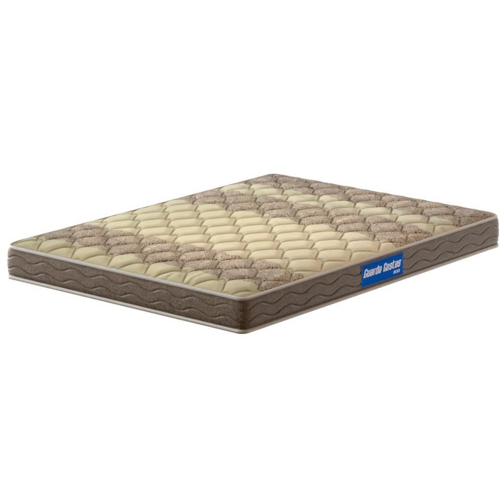 Colchão de Casal Probel Guarda Costas Espuma D33 17x138x188cm - Bege/Marrom - 1