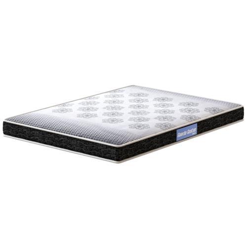 Colchão de Casal Probel Guarda Costas Espuma D20 12x138x188cm - Branco/Preto - 1