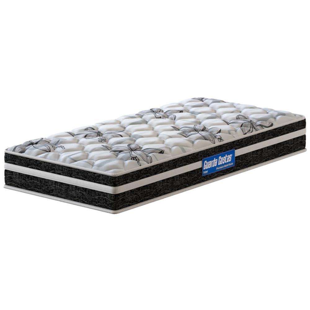 Colchão de Solteiro Probel Guarda Costas Premium Multi Firme Espuma D20 e 28 22x88x188cm - Branco/Preto - 1