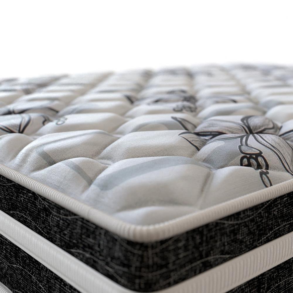 Colchão de Solteiro Probel Guarda Costas Premium Multi Firme Espuma D20 e 28 22x88x188cm - Branco/Preto - 2