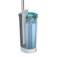 Mop Lava e Seca FlashLimp Fit com Balde 2,5L e Refil – Cinza/ Verde Esmeralda - 5