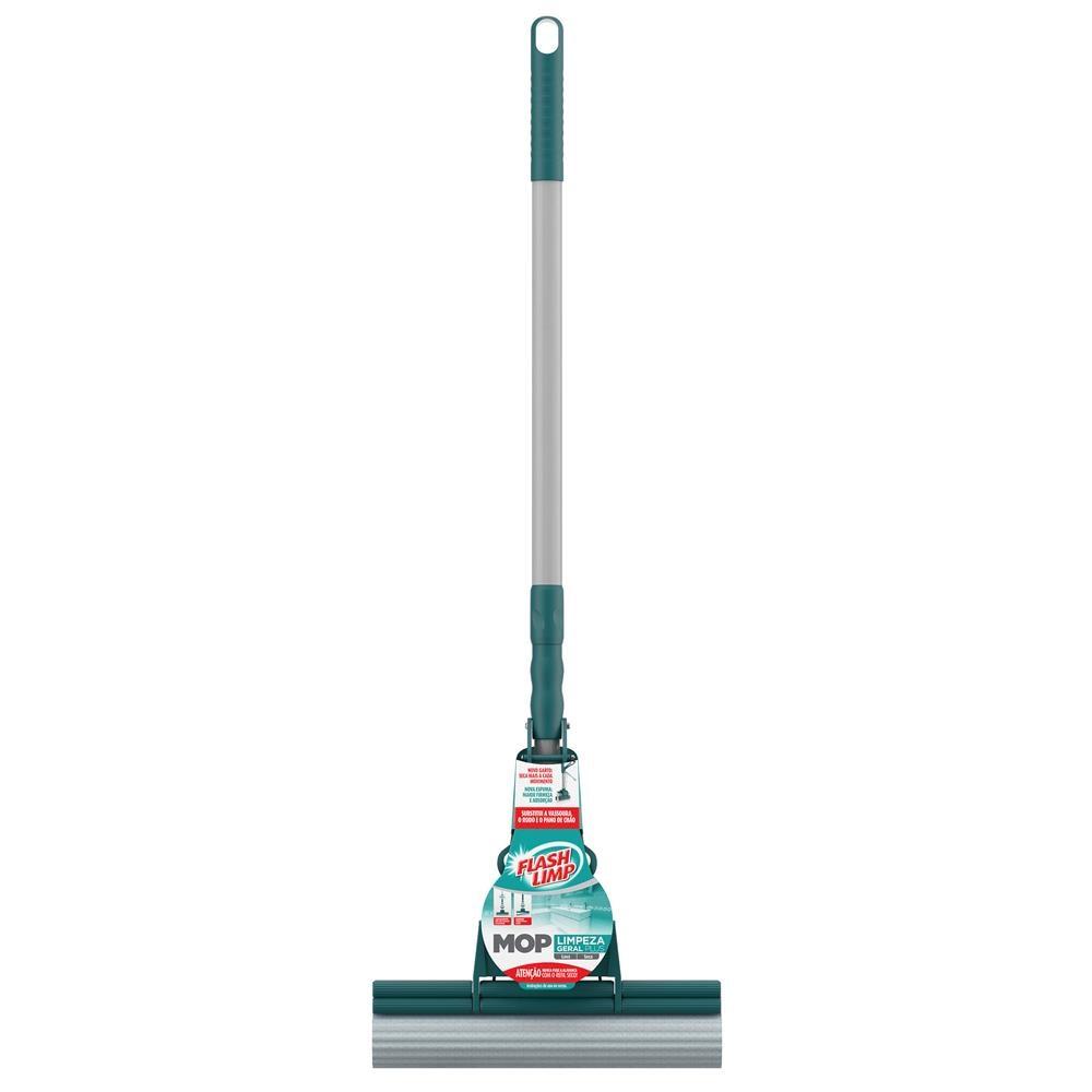 Mop Limpeza Geral Plus FlashLimp MOP7671 Lava e Seca – Verde Esmeralda - 6