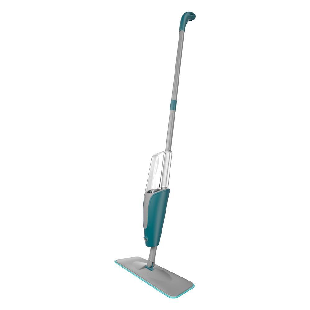 Mop Spray FlashLimp MOP7800 com Compartimento para Produto de Limpeza – Verde/Cinza - 1