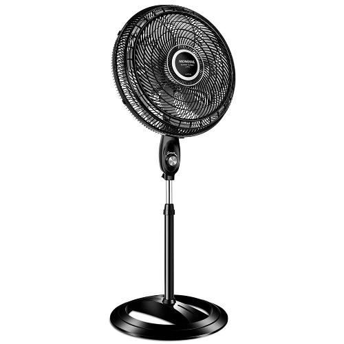 Ventilador de Coluna Mondial VTX-50C-8P 50cm 150W Turbo 8 Pás Silencioso Preto
