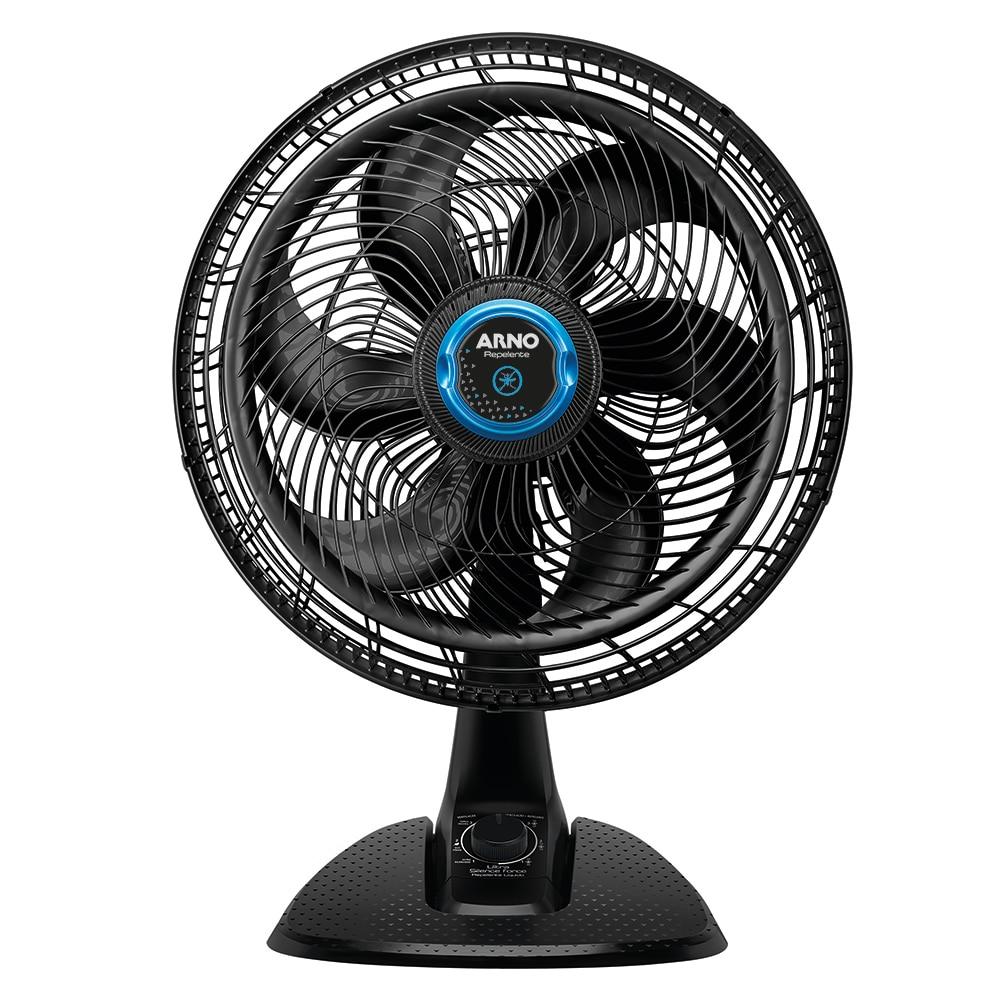 Ventilador de Mesa Arno Ultra Silence Force Repelente VD55 40cm, 6 Pás, 3 Velocidades - Preto - 1