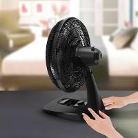 Ventilador de Mesa Arno Ultra Silence Force Repelente VD55 40cm, 6 Pás, 3 Velocidades - Preto - 9