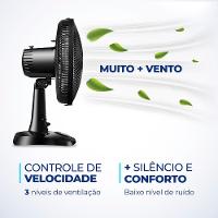 Ventilador de Mesa 30cm Mondial Super Power VSP-30-B 6 Pás 3 Velocidades - Preto - 3