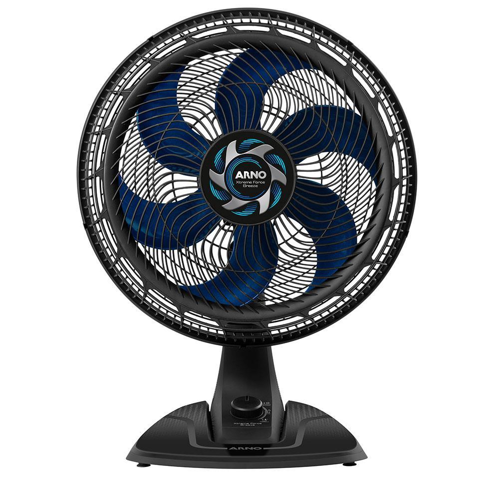 Ventilador de Mesa Arno Xtreme Force VB40 40cm 3 Velocidades 6 Pás Preto - 1