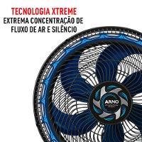 Ventilador de Mesa Arno Xtreme Force VB40 40cm 3 Velocidades 6 Pás Preto - 9