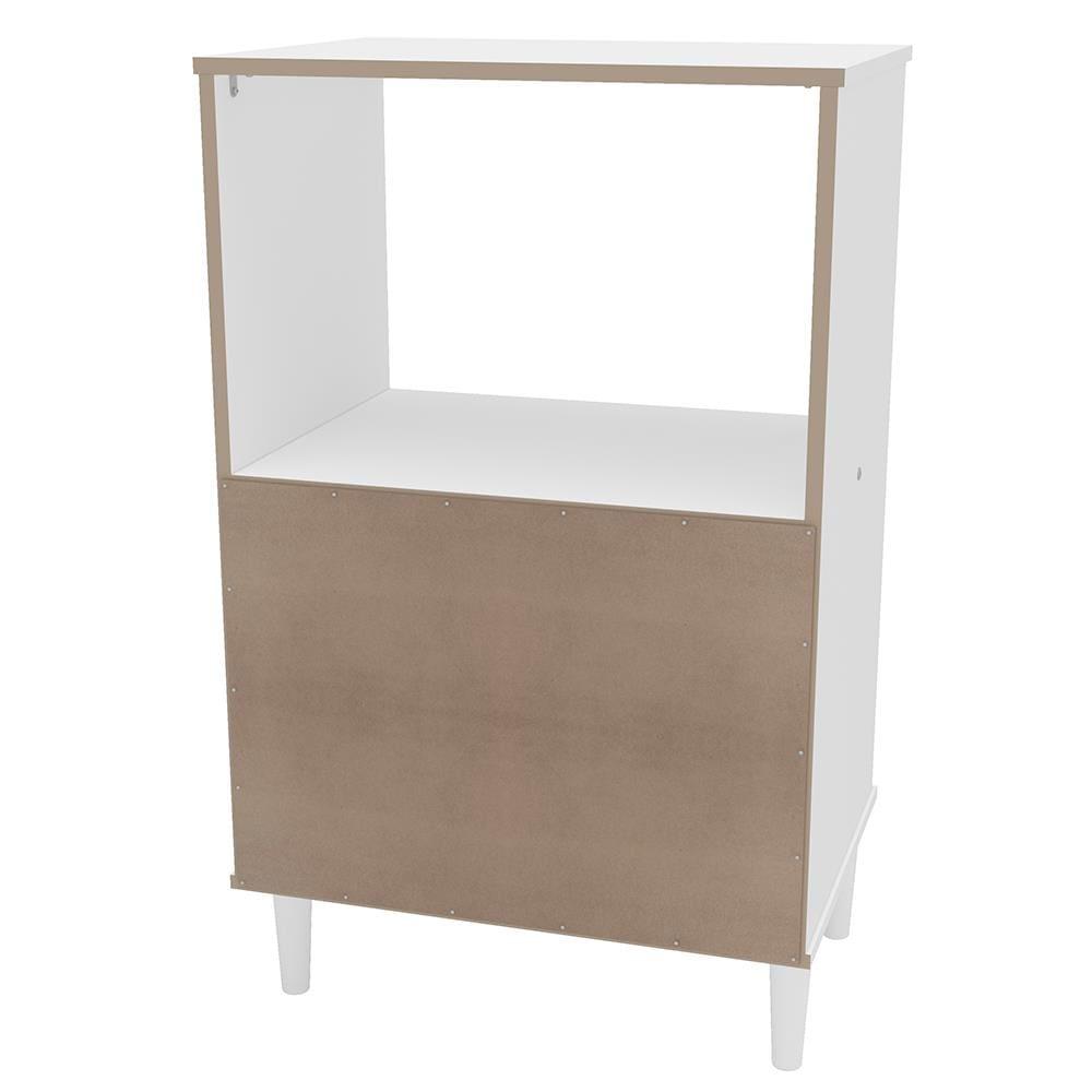 Armário para Micro-ondas Politorno Facility com 2 Portas e 1 Prateleira - 58cm de largura - 6