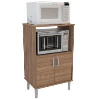 Armário para Micro-ondas Politorno Facility com 2 Portas e 1 Prateleira - 58cm de largura - 3