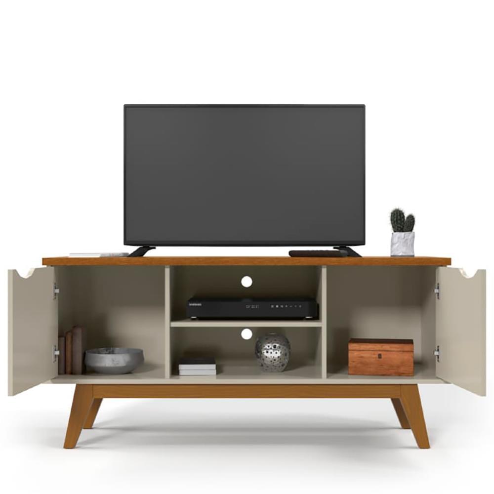 Rack Patrimar Marselha com 136 cm de Largura, Ideal para TV de até 46" - 3