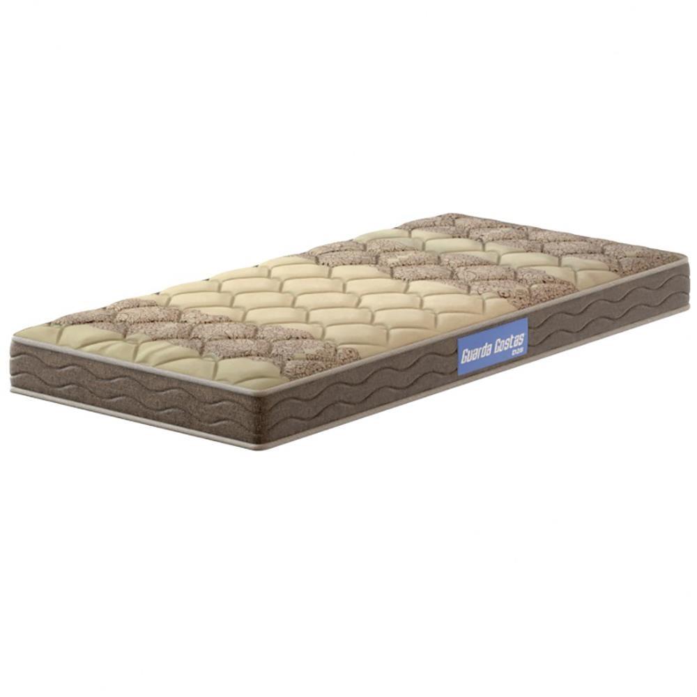 Colchão de Solteiro Probel Guarda Costas Espuma D28 14x88x188cm - Bege/Marrom - 1