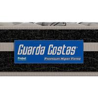 Colchão de Casal Probel Guarda Costas Premium Hiper Firme Espuma D20, 28 e 40 22x138x188cm - Branco/Preto