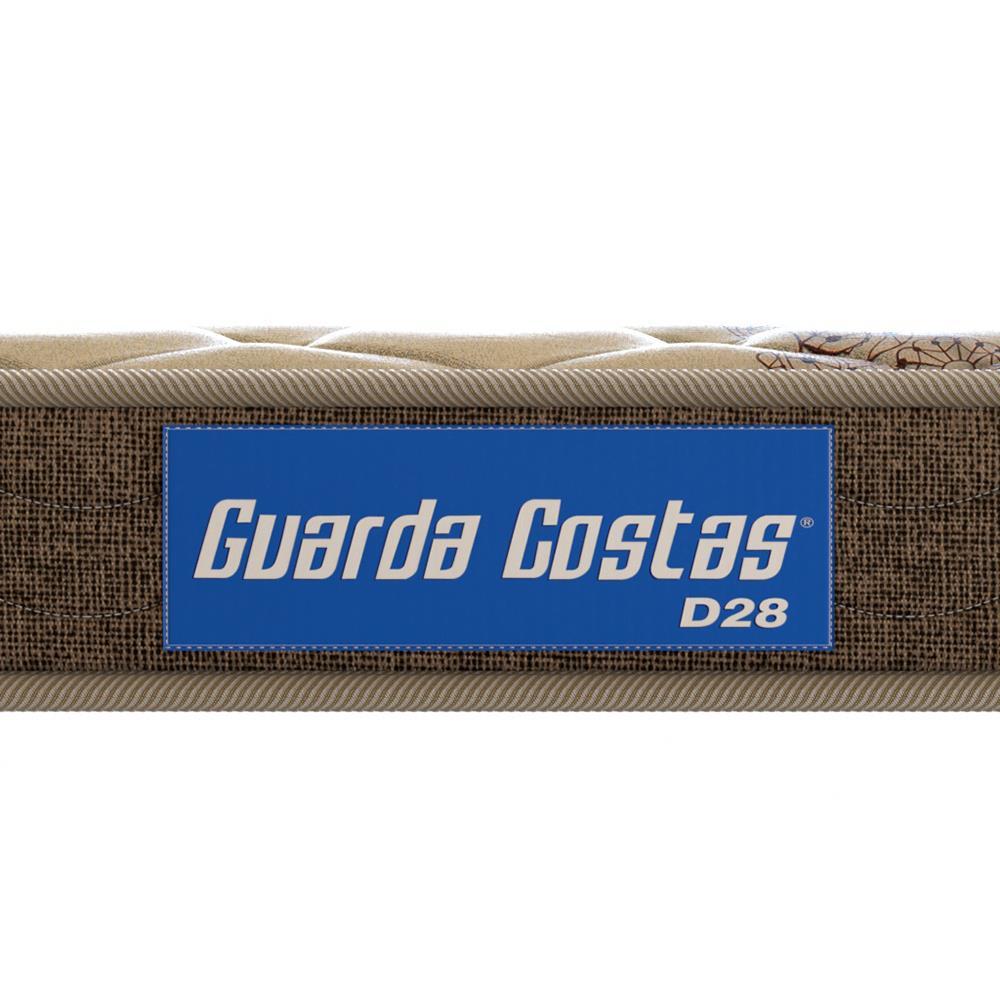 Colchão de Casal Probel Guarda Costas Espuma D28 14x138x188cm - Bege/Marrom - 4