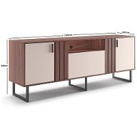 Rack Colibri Juruá com 180 cm de Largura, 3 Portas, Ideal para TV de até 70” - 8