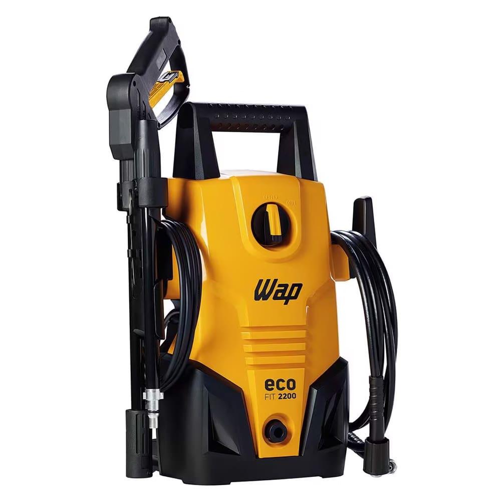 Lavadora de Alta Pressão Wap Eco Fit 2200 1500psi 1400W com Jato de Água Leque e Concentrado, Sistema Stop Total - Amarelo/Preta - 3