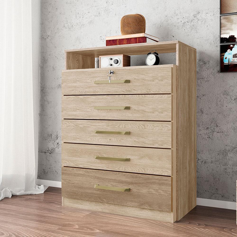 Cômoda Demóbile Triunfo com 5 Gavetas e 1 Nicho - 1