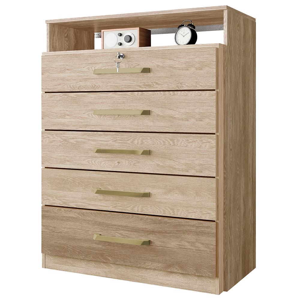 Cômoda Demóbile Triunfo com 5 Gavetas e 1 Nicho - 3