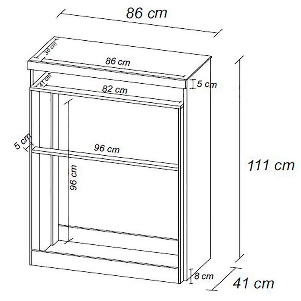 Cômoda Demóbile Triunfo com 5 Gavetas e 1 Nicho - 4