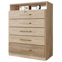 Cômoda Demóbile Triunfo com 5 Gavetas e 1 Nicho - 3