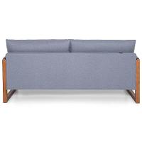 Sofá 3 Lugares Herval Polônia 191cm de Largura