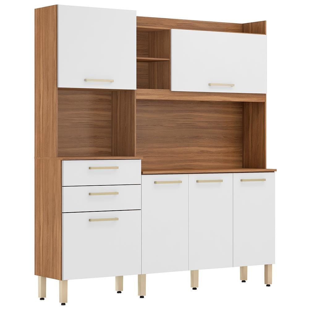 Cozinha Compacta Demóbile Savoy com 6 Portas, 2 Gavetas e 2 Prateleiras - 178cm de largura - 2