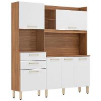 Cozinha Compacta Demóbile Savoy com 6 Portas, 2 Gavetas e 2 Prateleiras - 178cm de largura - 2