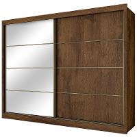 Guarda-Roupa Casal Mademarques Sevilha Flex com 228 cm Largura, 2 Portas, 6 Gavetas, 10 Prateleiras e Espelho - 3