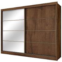 Guarda-Roupa Casal Mademarques Sevilha Flex com 228 cm Largura, 2 Portas, 6 Gavetas, 10 Prateleiras e Espelho - 8