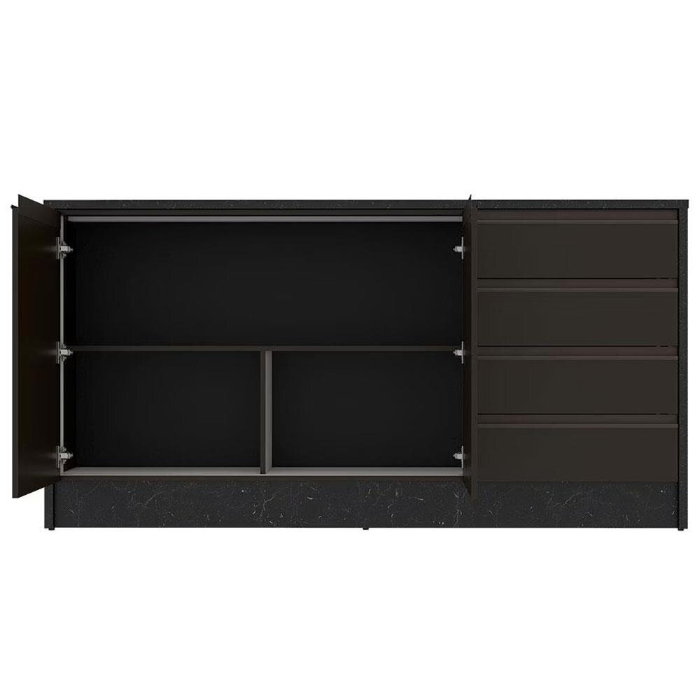 Bancada Bartira Gourmet com 2 Portas, 4 Gavetas e 1 Prateleira - 180,6cm de largura - 8