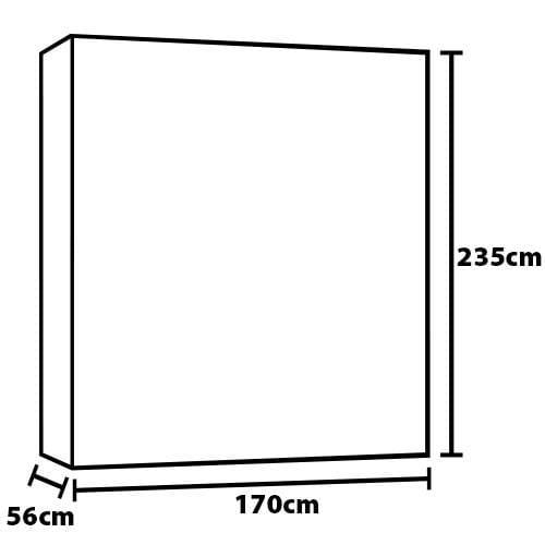 Guarda-Roupa Solteiro Móveis Europa Zurique Flex com Espelho 170cm Largura 2 Portas 4 Gavetas - 4
