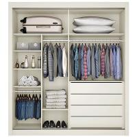 Guarda-Roupa Solteiro Móveis Europa Zurique Flex com Espelho 170cm Largura 2 Portas 4 Gavetas - 3