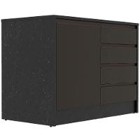 Bancada Bartira Gourmet com 1 Porta, 4 Gavetas e 1 Prateleira - 126cm de largura - 8