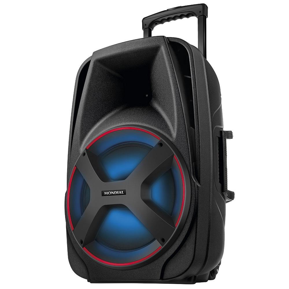 Caixa Amplificada Mondial CM-550 com Bluetooth, USB Rádio FM e Função TWS - 550W - 1