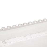 Travessa Oval Wolff Pearl em Cristal - 14,5 x 29,5 cm