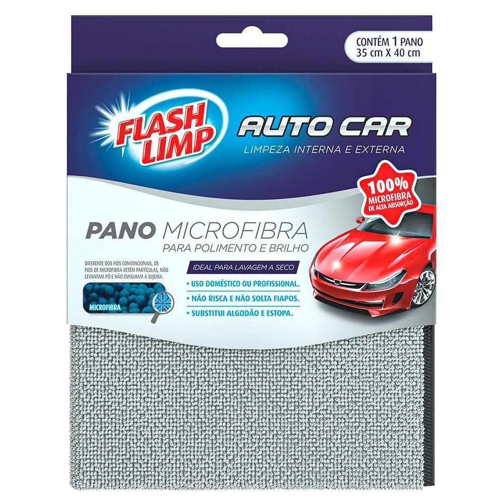 Pano para Polimento e Brilho Flashlimp Microfibra - 1 Peça - 1