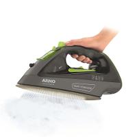 Ferro de Passar a Vapor Arno Smartgliss FSC1 Inteligente com Spray, Base Cerâmica e Desligamento Automático - Cinza/Verde - 3