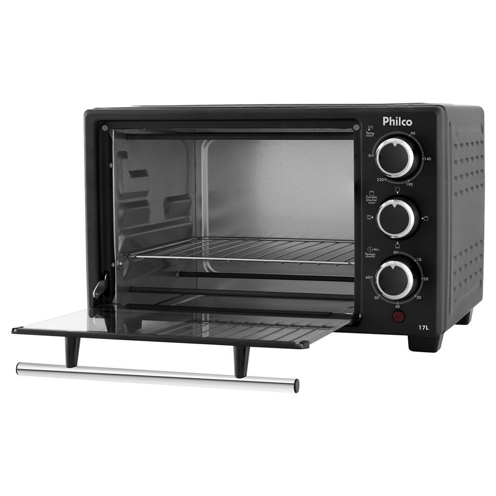 Forno Elétrico Philco PFE17P de 17L com Timer – Preto - 3