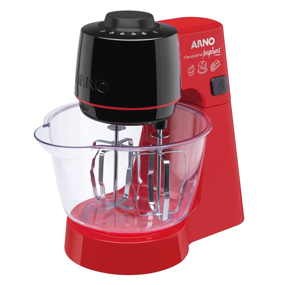 Batedeira Planetária Arno Inspirart KM-32 com 5 Velocidades e 500W – Vermelha - 2