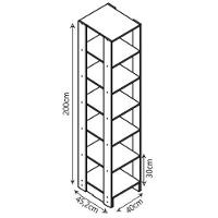 Armário Closet Nova Mobile Slim Yes com 6 Prateleiras - 3