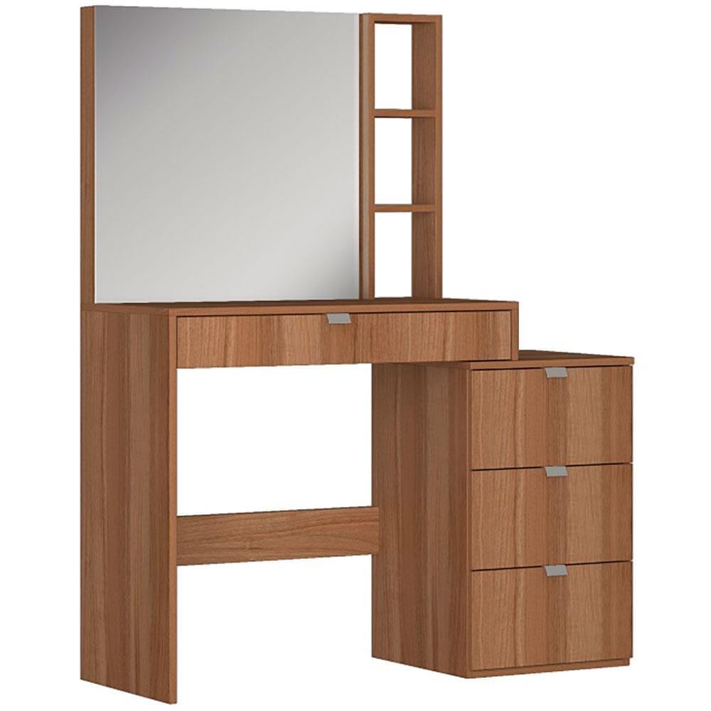 Penteadeira Nova Mobile Anne com Espelho e 4 Gavetas - 3